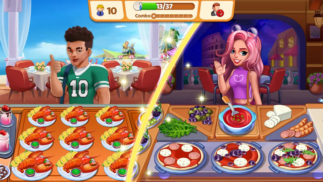 Food Voyage: Fun Cooking Games (Фуд Воядж)  [МОД Много денег] Screenshot 5