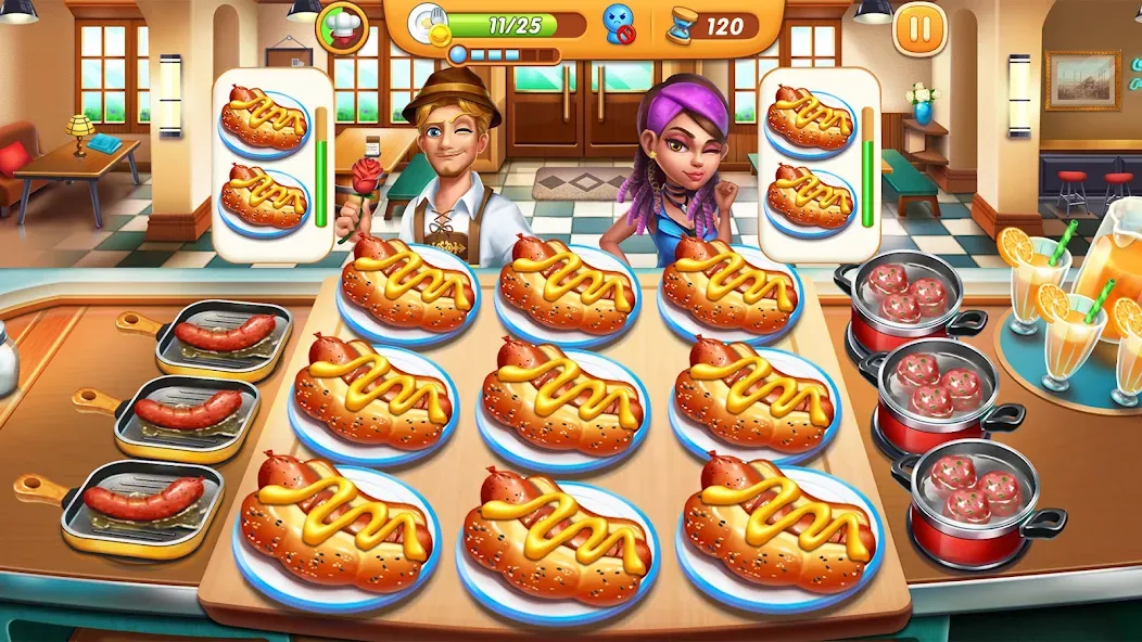 Cooking City - Cooking Games (Кукинг Сити)  [МОД Menu] Screenshot 4