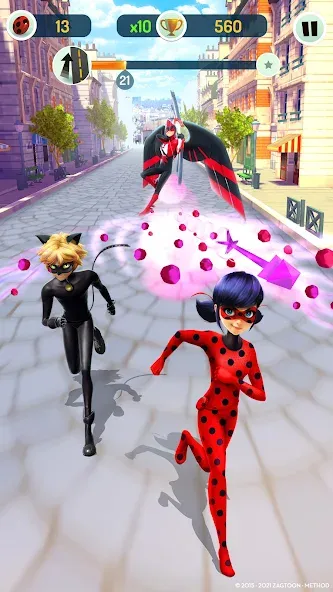 Miraculous Ladybug & Cat Noir  [МОД Много монет] Screenshot 5