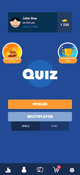 Super Quiz - Wissens Deutsch (упер квиз)  [МОД Меню] Screenshot 1