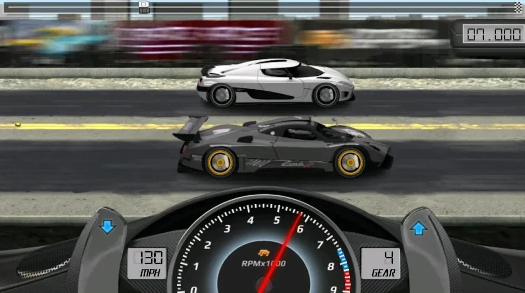 Drag Racing (Драгрейсинг)  [МОД Unlocked] Screenshot 2