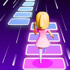 Скачать взлом Melody Run - Cute Popcat Music (Мелодия Ран)  [МОД Unlocked] - стабильная версия apk на Андроид