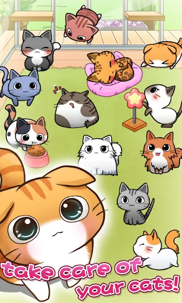 Cat Room - Cute Cat Games (Кэт Рум)  [МОД Меню] Screenshot 2