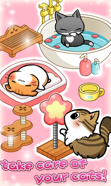 Cat Room - Cute Cat Games (Кэт Рум)  [МОД Меню] Screenshot 3