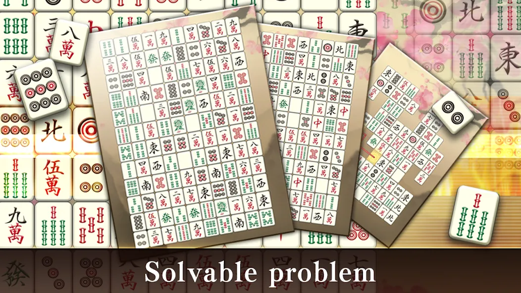 Mahjong Puzzle Shisensho (Маджонг Пазл Шисеншо)  [МОД Много денег] Screenshot 2