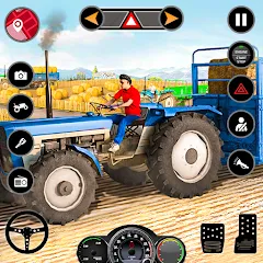 Взломанная Tractor Simulator Farm Games (Фарминг игры)  [МОД Mega Pack] - полная версия apk на Андроид