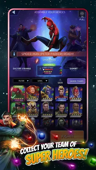 MARVEL Puzzle Quest: Hero RPG (Марвел Пазл Квест)  [МОД Много денег] Screenshot 2