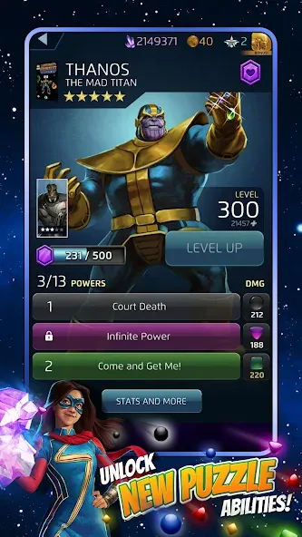 MARVEL Puzzle Quest: Hero RPG (Марвел Пазл Квест)  [МОД Много денег] Screenshot 3