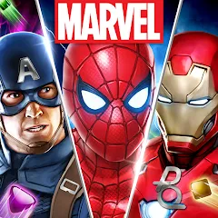 Взломанная MARVEL Puzzle Quest: Hero RPG (Марвел Пазл Квест)  [МОД Много денег] - стабильная версия apk на Андроид