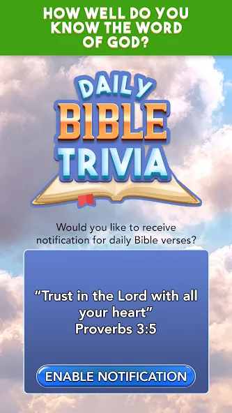 Daily Bible Trivia Bible Games (Ежедневные викторины Библии библейские игры)  [МОД Menu] Screenshot 3