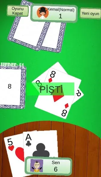 Klasik Pişti İnternetsiz  [МОД Бесконечные монеты] Screenshot 3