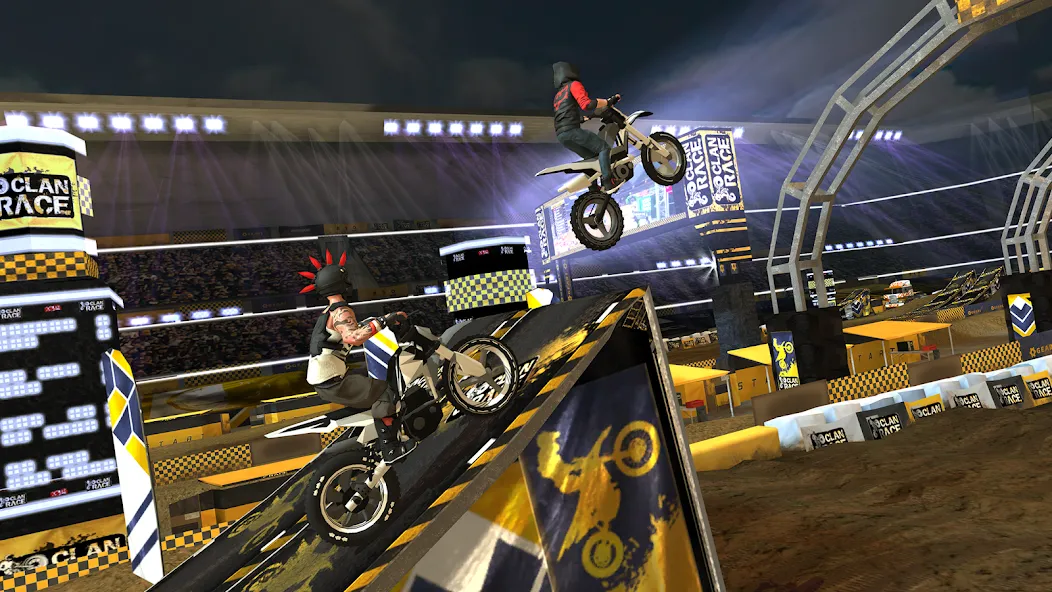 Clan Race: PVP Motocross races (Клан Рейс)  [МОД Меню] Screenshot 1