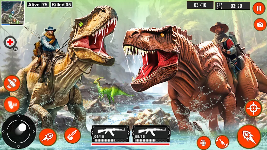 Real Dino Hunter 3D Gun Games (Уайлд Динозавр Хантер Ган Геймс)  [МОД Unlimited Money] Screenshot 2