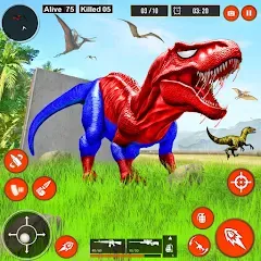 Скачать взлом Real Dino Hunter 3D Gun Games (Уайлд Динозавр Хантер Ган Геймс)  [МОД Unlimited Money] - последняя версия apk на Андроид