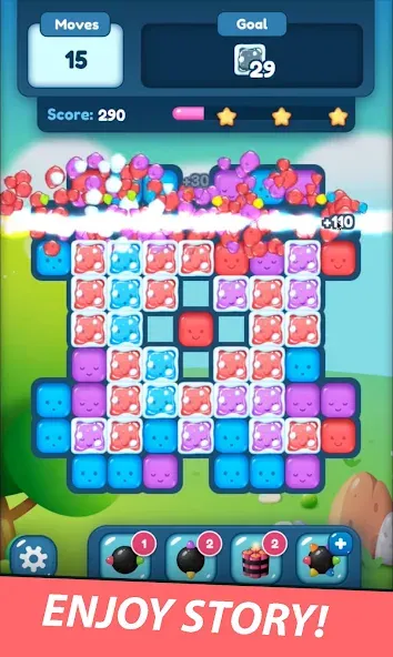 Match Blast Puzzle 3  [МОД Все открыто] Screenshot 4