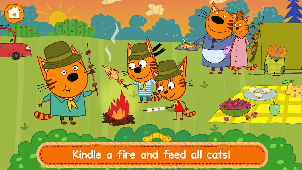 Kid-E-Cats: Kitty Cat Games!  [МОД Unlocked] Screenshot 5