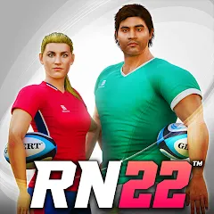 Скачать взломанную Rugby Nations 22 (Рагби Наций 22)  [МОД Mega Pack] - последняя версия apk на Андроид