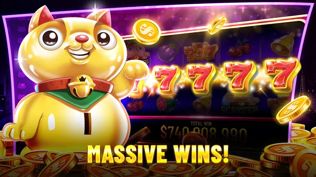 Best Casino™ Slots: 777 Casino (Бест Казино Слотс)  [МОД Много денег] Screenshot 4