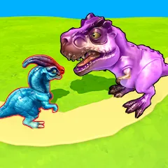 Скачать взлом Dino Merge (Дино Мердж)  [МОД Unlocked] - стабильная версия apk на Андроид