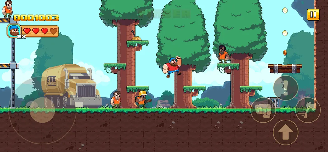 Timberman The Big Adventure (Тимбермен Большое Приключение)  [МОД Unlocked] Screenshot 2