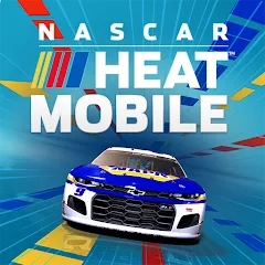 Взломанная NASCAR Heat Mobile (НАСКАР Хит Мобилай)  [МОД Бесконечные монеты] - полная версия apk на Андроид