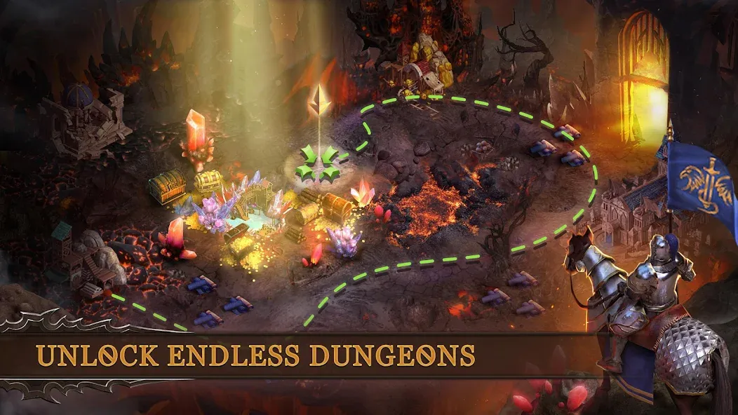 Dungeon & Heroes: 3D RPG  [МОД Unlimited Money] Screenshot 4