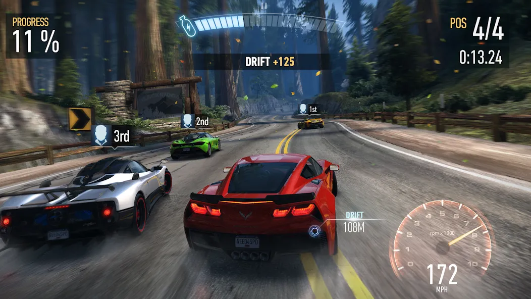 Need for Speed™ No Limits (Нид фор Спид)  [МОД Menu] Screenshot 1