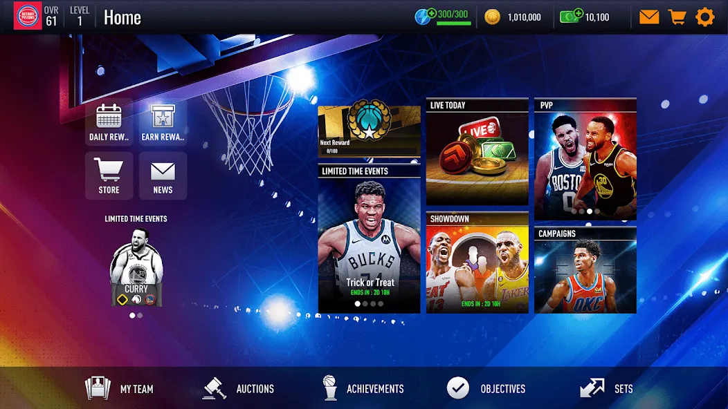 NBA LIVE Mobile Basketball (НБА Лайв Мобайл)  [МОД Все открыто] Screenshot 3