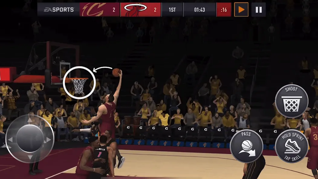 NBA LIVE Mobile Basketball (НБА Лайв Мобайл)  [МОД Все открыто] Screenshot 4