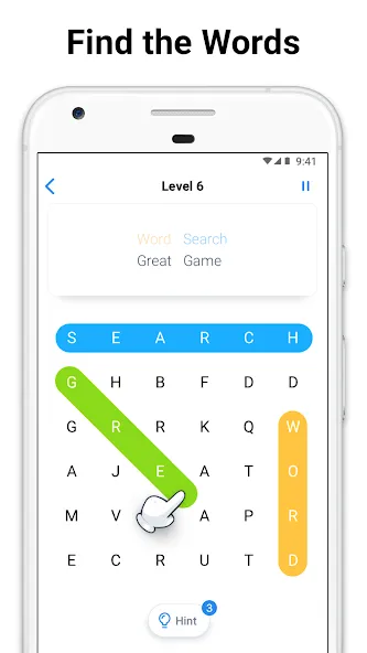 Word Search - crossword puzzle (Уорд Срч)  [МОД Unlocked] Screenshot 1