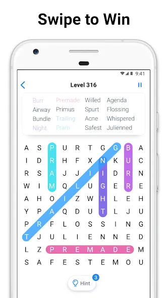 Word Search - crossword puzzle (Уорд Срч)  [МОД Unlocked] Screenshot 3