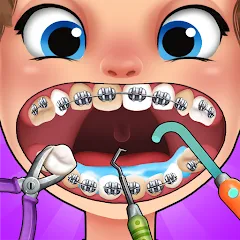 Скачать взломанную Dentist games  [МОД Mega Pack] - полная версия apk на Андроид