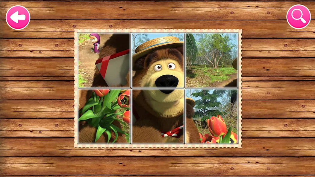 Masha and the Bear Educational  [МОД Меню] Screenshot 3