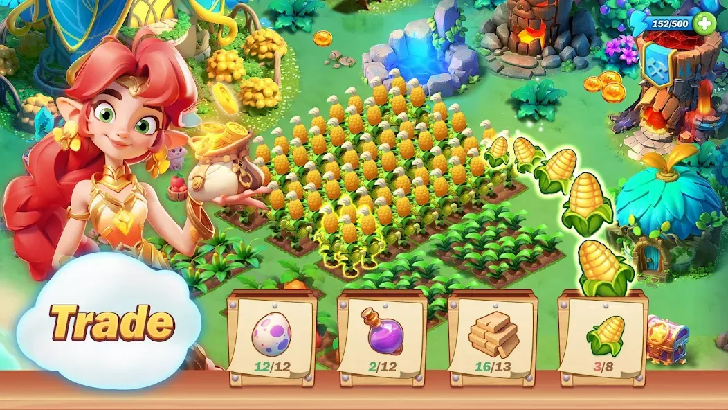 Pixie Island - Farming Game (Пикси Айленд)  [МОД Menu] Screenshot 3