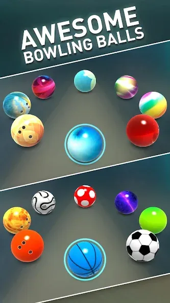 Bowling Game 3D (Боулинг игра 3D)  [МОД Много монет] Screenshot 2