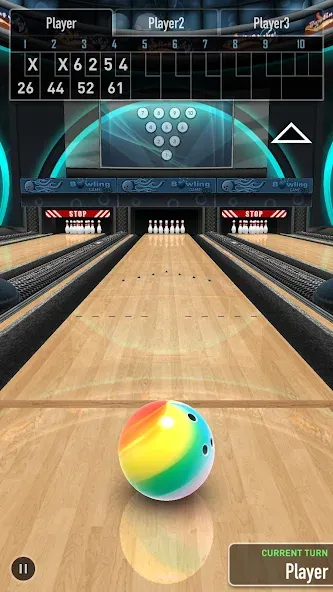 Bowling Game 3D (Боулинг игра 3D)  [МОД Много монет] Screenshot 4