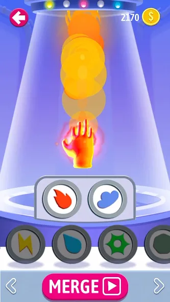 Elemental Gloves - Magic Power (Элементальные перчатки)  [МОД Unlimited Money] Screenshot 1