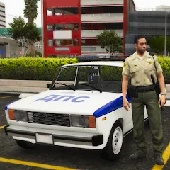 Взломанная Police Car Riders: VAZ 2107  [МОД Menu] - полная версия apk на Андроид