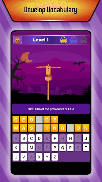 Online Hangman Word Game (Онлайн игра в слова Висельник)  [МОД Много монет] Screenshot 5