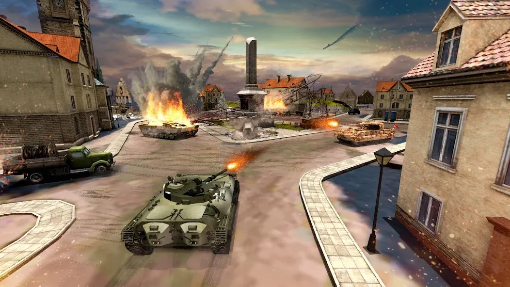 Tank Battle Army Games 2023  [МОД Много денег] Screenshot 3