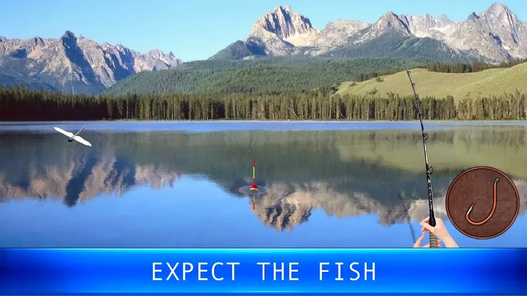 Fish rain: sport fishing  [МОД Menu] Screenshot 1