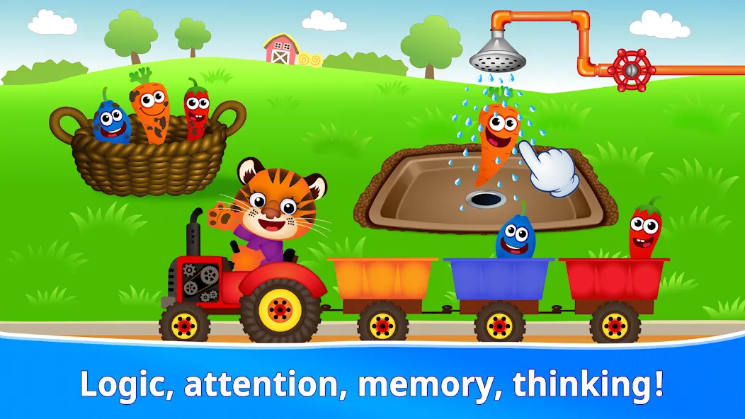 Educational games for toddlers  [МОД Много монет] Screenshot 2