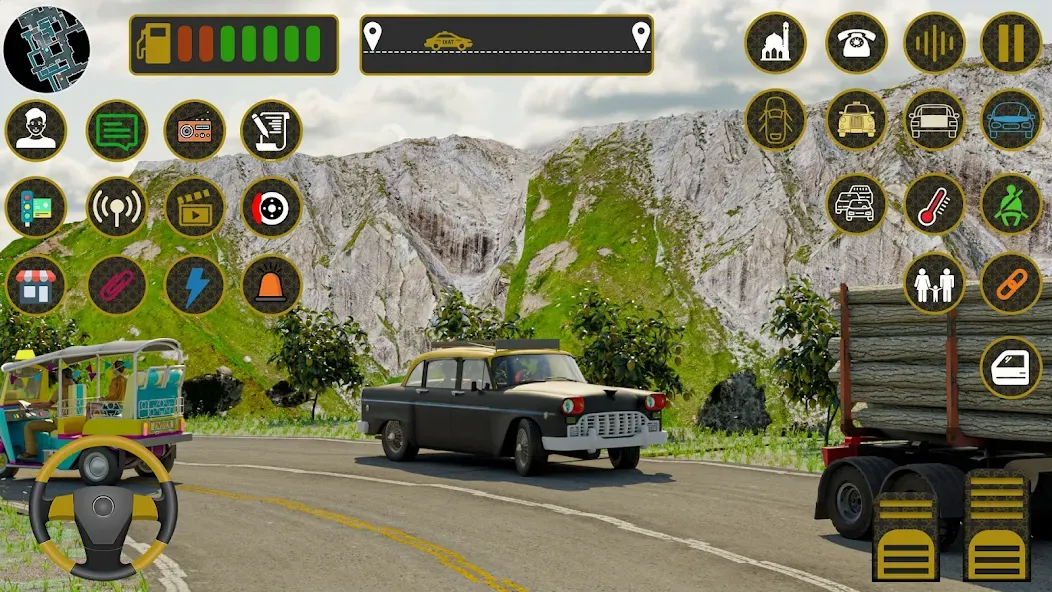 Indian Taxi Simulator car Game (Индийский такси симулятор автомобиля Игра)  [МОД Много монет] Screenshot 4