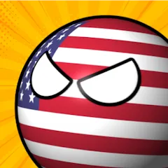 Скачать взломанную e-Sim Countryball Be President  [МОД Unlocked] - последняя версия apk на Андроид