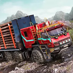 Взломанная Offroad Mud Truck Driving Sim  [МОД Много денег] - стабильная версия apk на Андроид