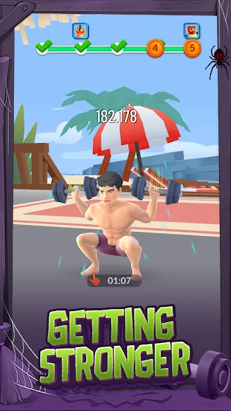 Idle Gym Life: Strong Man (Айдл Джим Лайф)  [МОД Mega Pack] Screenshot 2