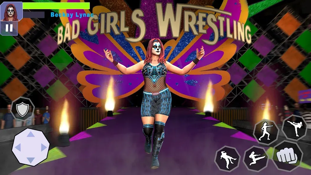 Bad Girls Wrestling Game  [МОД Menu] Screenshot 5