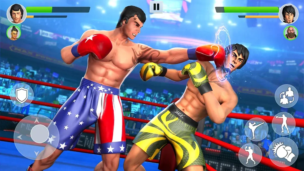 Boxing Heros: Fighting Games (Тэг Боксинг Игры)  [МОД Unlocked] Screenshot 4