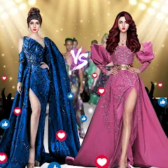 Скачать взломанную Fashion Show: Dress up Games (Фэшн Шоу)  [МОД Mega Pack] - стабильная версия apk на Андроид