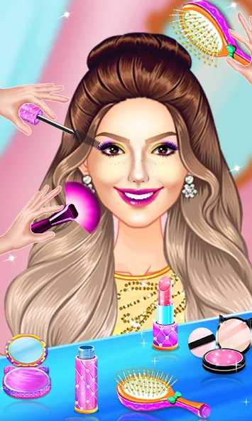 Makeup idol:Doll makeover 2024 (Роял Долл)  [МОД Меню] Screenshot 2